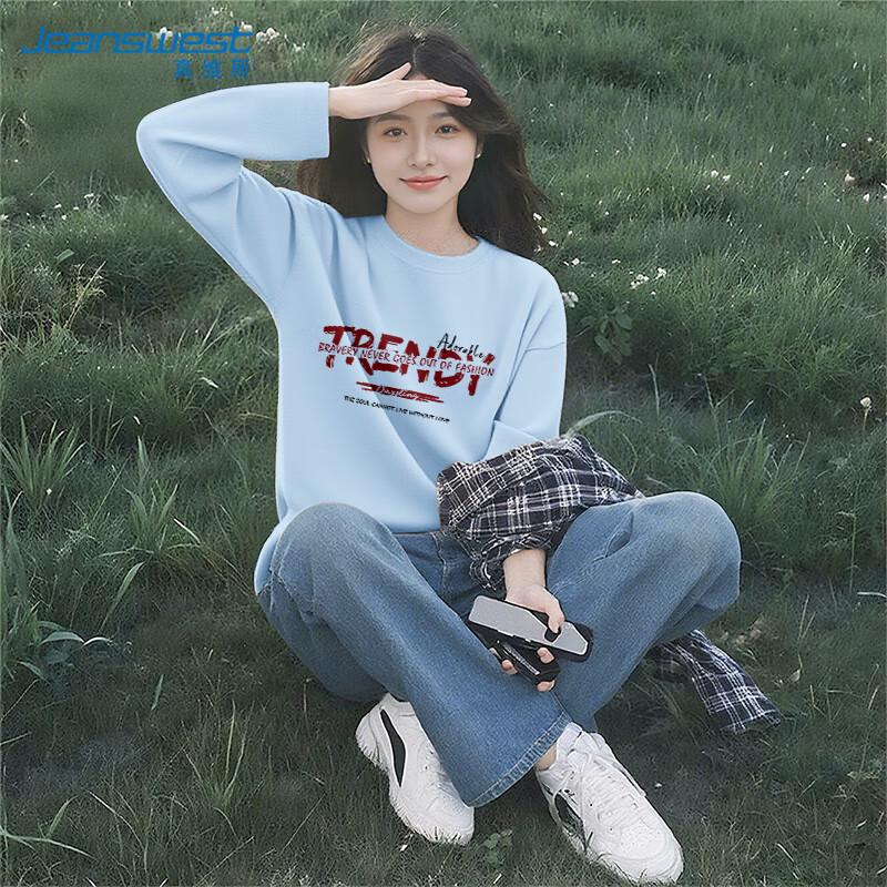 

Jeanswest Women s American Retro Graffiti Long-Sleeve T-Shirt L