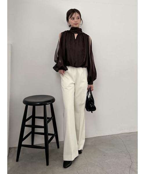 Wide Pants SWFP255029IVR0 High-waisted
