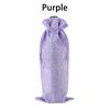 1Pcs Table Ornaments Red Wine Bottle Cover Drawstring Burlap Bag Packaging Portable Gift