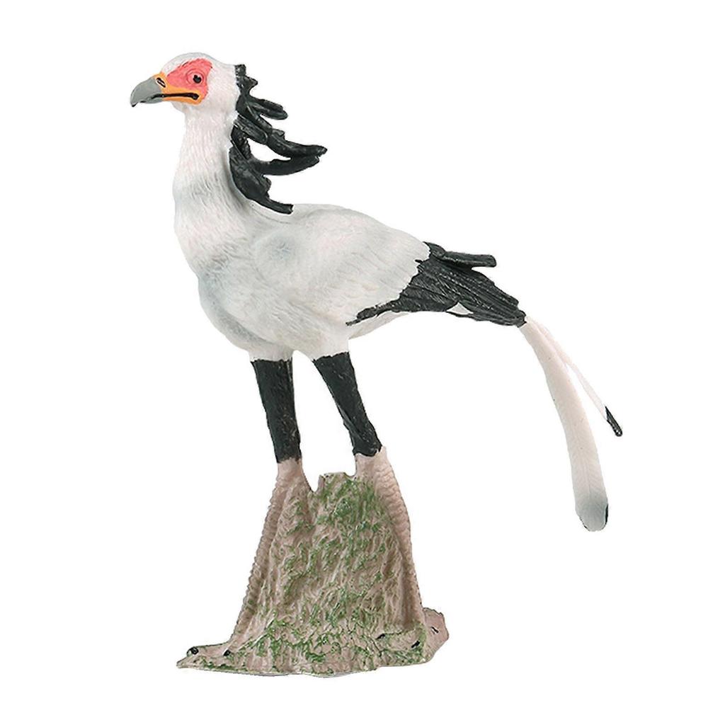 5xLifelike Secretary Bird Figures for Kids Toy Birthday Gift Party Supplies