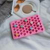 Cute Silicone 55 Grids Heart-shaped Cake Chocolate Soap Mold DIY Tray Biscuit Ice Cube Baking Mold Decorating Tools