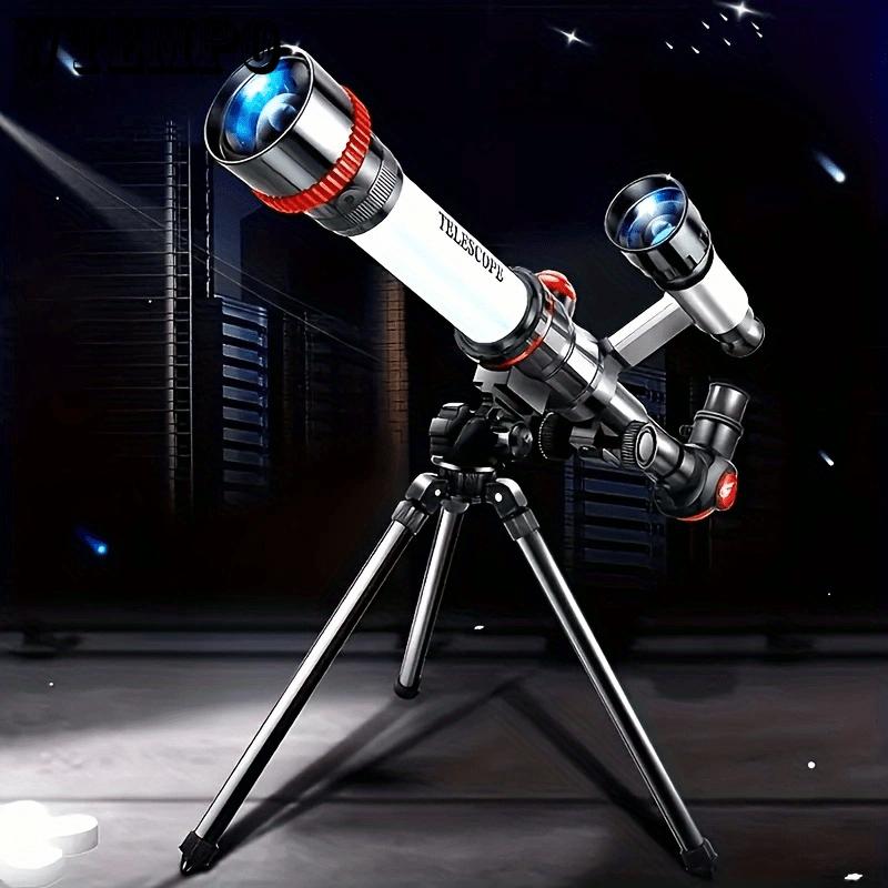 1pc Telescope, Astronomical Telescope, Educational Science Experiment Toy, Birthday Gift, Learning Educational Toy with Random Color Accessories