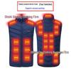 Men's Dual Control USB Heated Vest - 11 Zone, 3 Temperature Settings for Winter