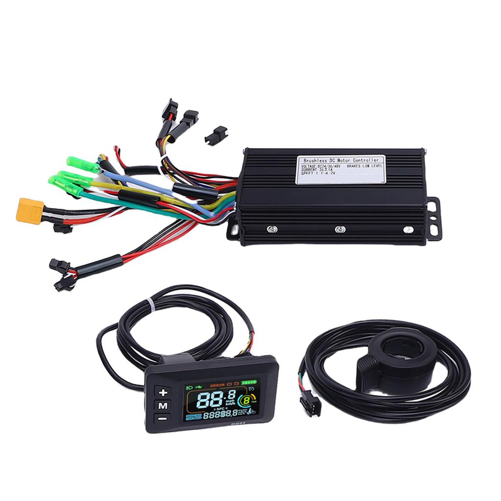 Electric Scooter Conversion Kit 26A Controller Rainproof LCD GD02 Color Display Meter 130X Thumb