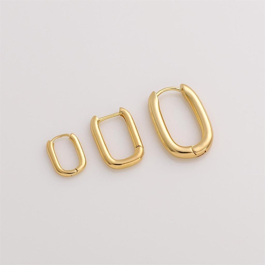 14K/18K Gold-Filled Copper Hollow Cone Ear Cuffs DIY Earrings Jewelry Accessories