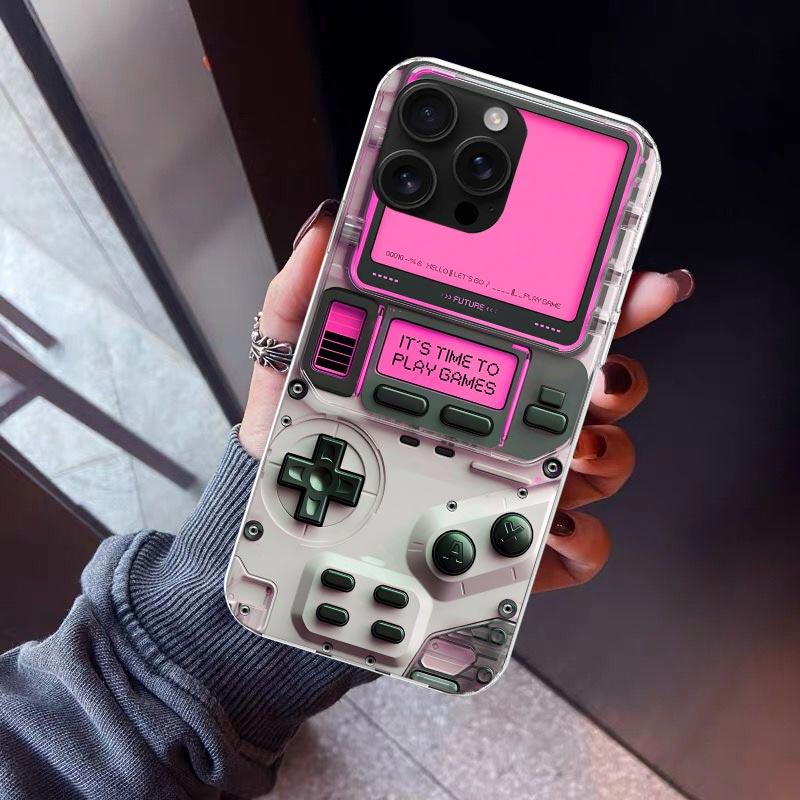 Games Console Fashion Boy Phone Case For iPhone 17 Air 11 13 Mini 14 15 Plus 16 12 Pro Max 16E SE 7 8 Pattern Soft TPU Back Cove