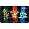Kanto Starters Elemental TCG Playmat Nonslip Rubber Desk Mat