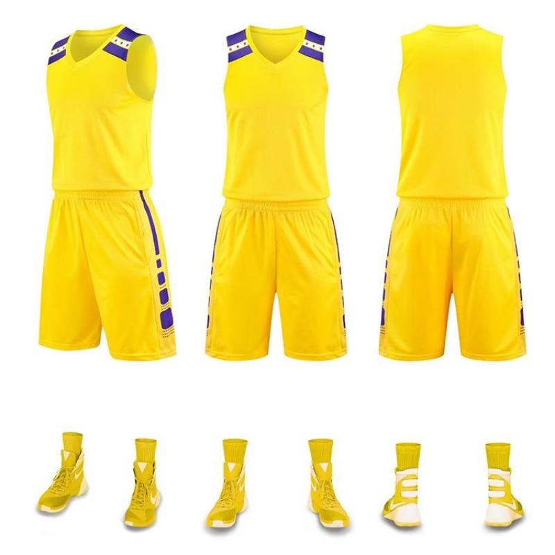 Tuta da Basket, Tuta Sportiva da Allenamento per Partite, Gilet, Maglia da Uomo Adulto Bambino, Traspirante Estiva da Donna