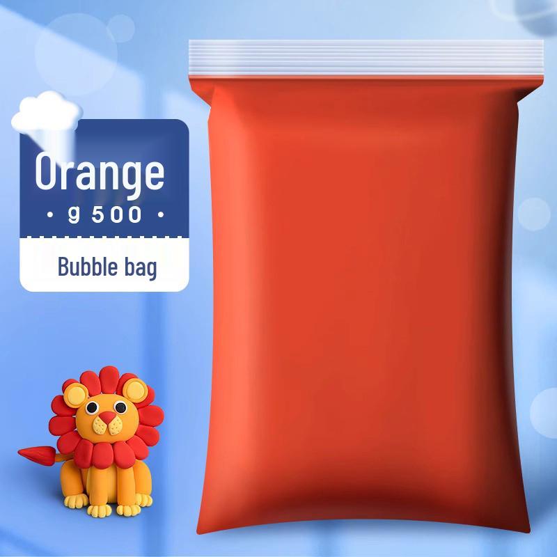 500-Piece Colored Clay Set: White Plasticine for Children, Odorless DIY Toys and Crafts