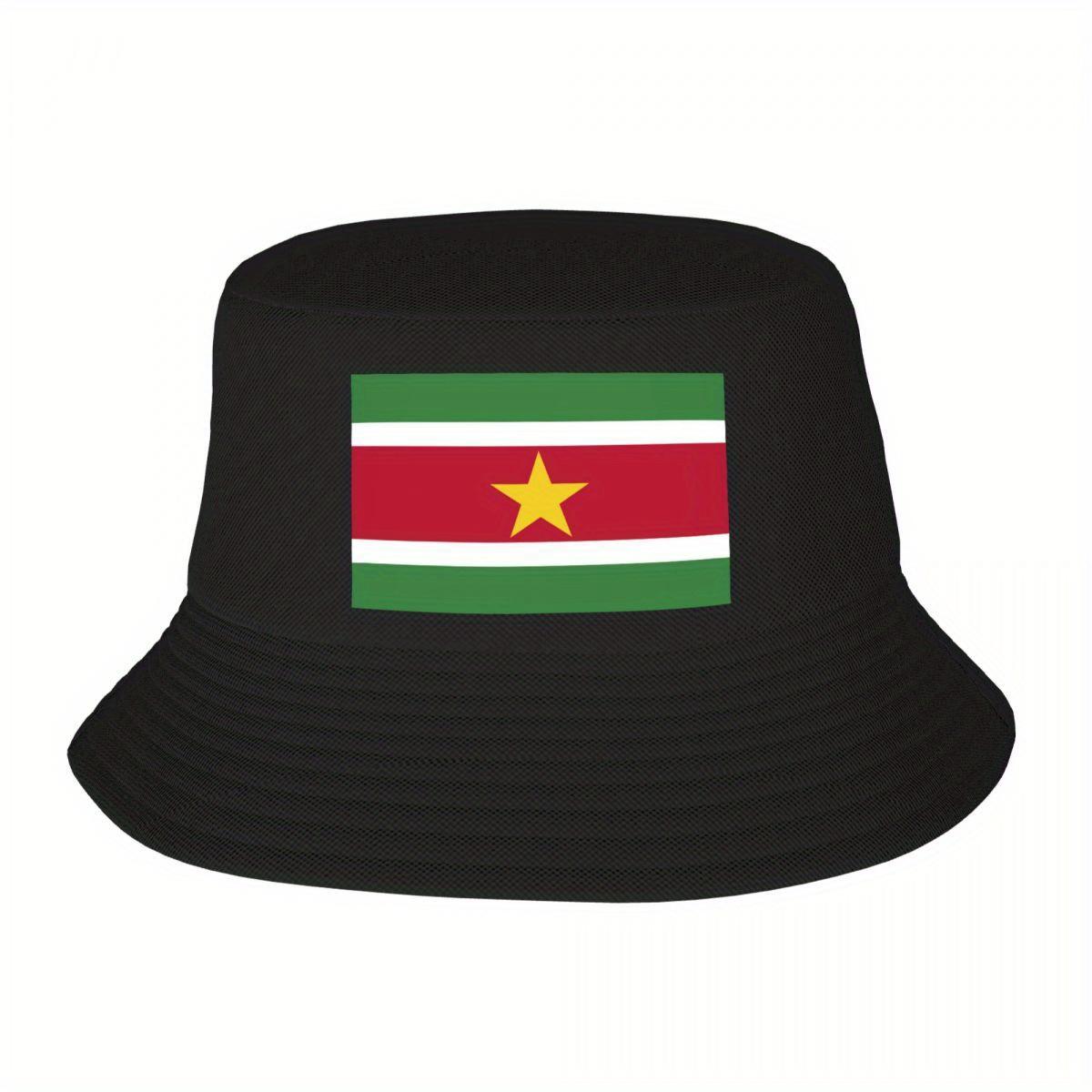 

Custom Flag Of Suriname Bucket Hat Women Unisex Fashion Summer Outdoor Sun FisherUnisex Cap
