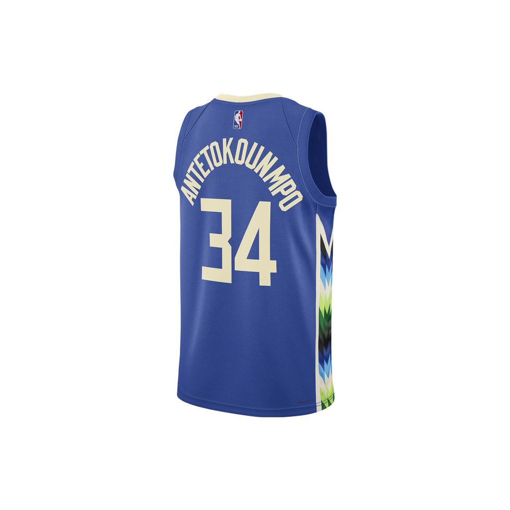 New Nike Nba Antetokounmpo Milwaukee Bucks 2022 Jersey DO9600-480