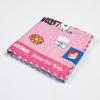 Marushin Handkerchief Moomin Floral Wreath Print Shion Kids 1405051300, Approx. 25x25cm