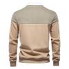 TrendHub Herren Premium Design Sweatshirt Colorblock Hoodies Langarm Business Casual Soziales Sweatshirt