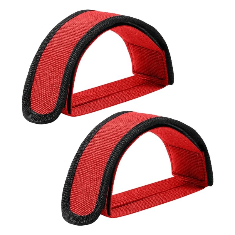 Bike Extended Foot Pedals Bands Easily Mount Cycling Bicycles Pedal Strap Toe Clip Strap Replacement Cycling Accessories