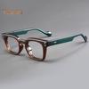 Retro Large Frame Glasses Clear Lens Non-Prescription Nerd Eyeglasses Cosplay Costume Fake Eyewear for Men Women
