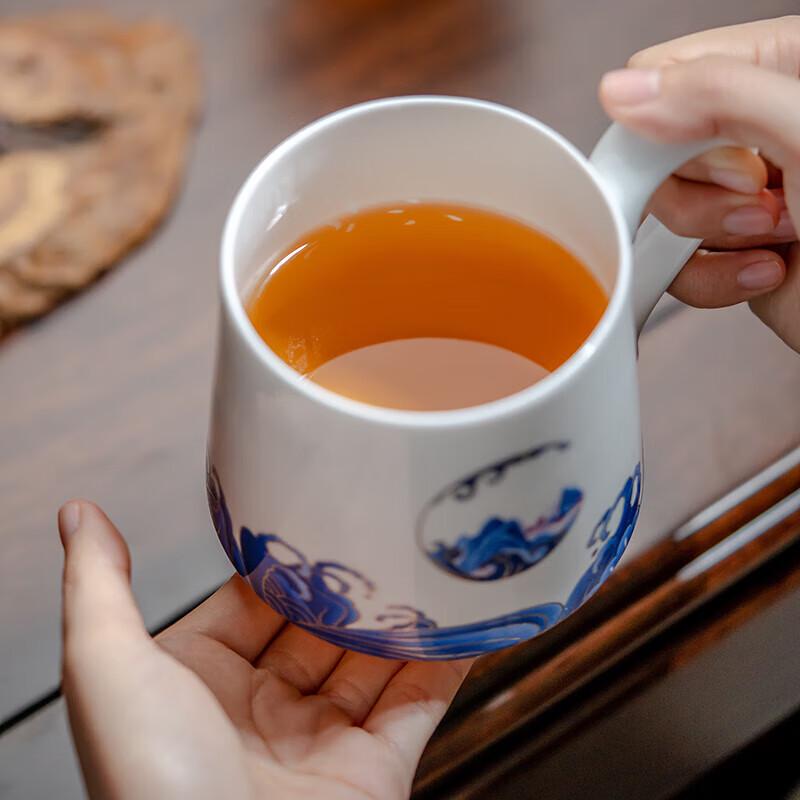 Jingdezhen Linglong Porcelain Tea Filter Cup