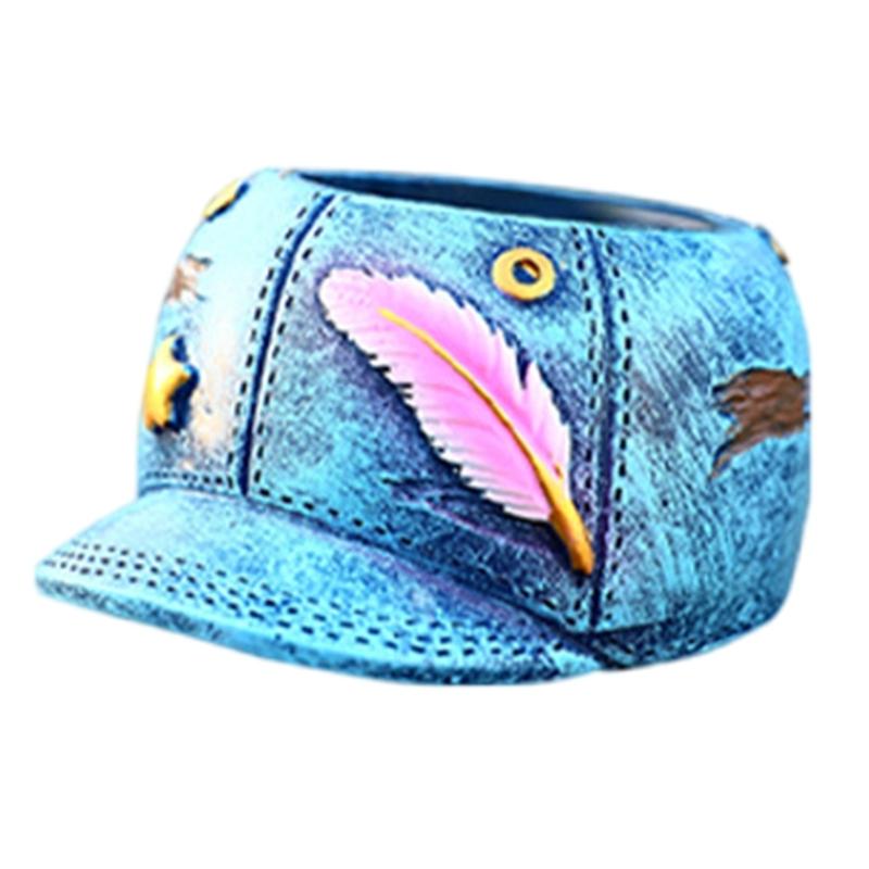 

Декоративные цветочные горшки из смолы, фигурки для сада и домашнего использования, сочные цветочные горшки, украшения для помещений и улицы