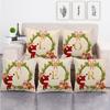 Simple Style Letter Christmas Wreath Digital Printing Short Plush Pillow Covers For Car Sofa Office Cushion Cover Home Goods