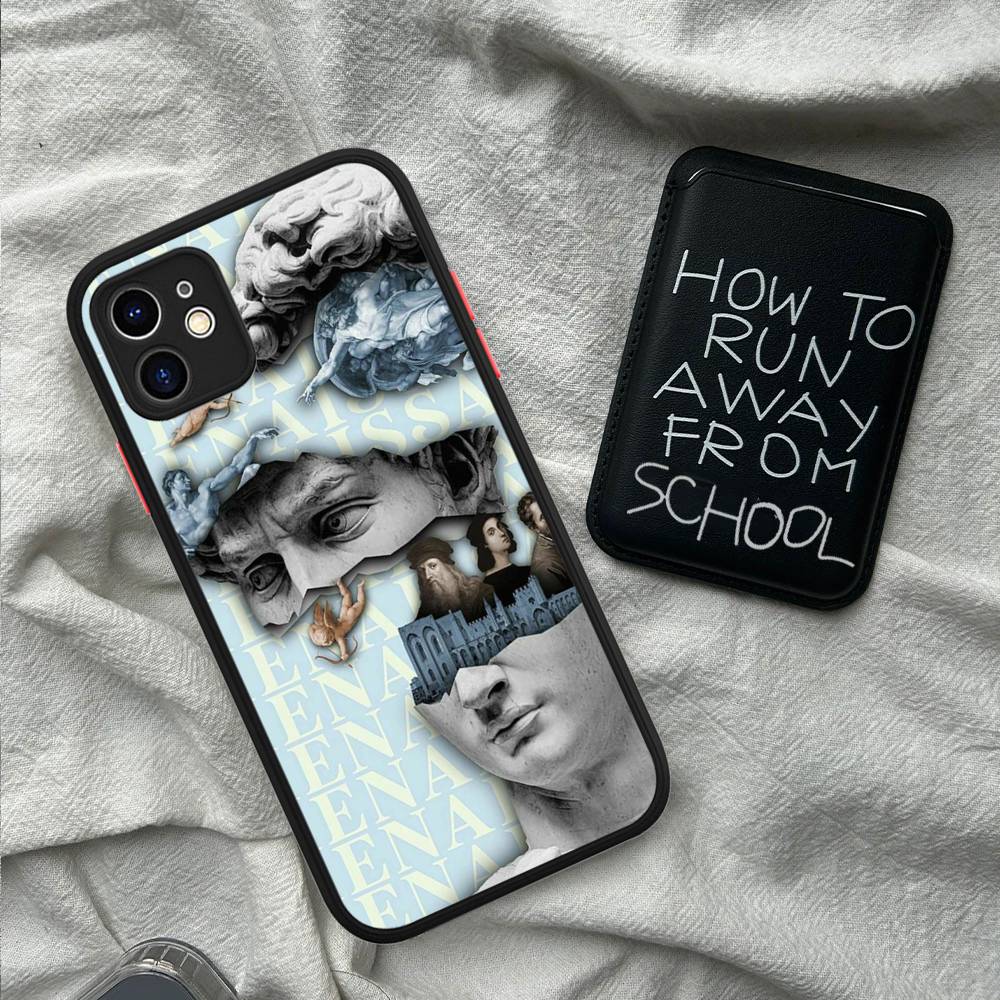 

Rebellious Style Sculpture Of David Phone Case For IPhone 14 X XR XS 7 8 Plus 11 12 13 Pro MAX 13mini Matte Shockproof Case iphone 14