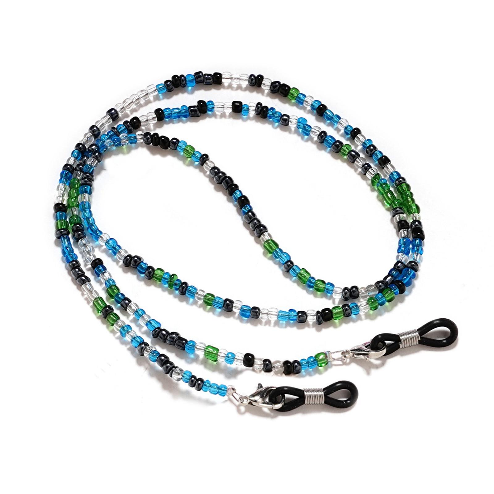 

Цепочки для очков и шнуры для женских солнцезащитных очков, ремешки для держателей солнцезащитных очков One Size зелёный