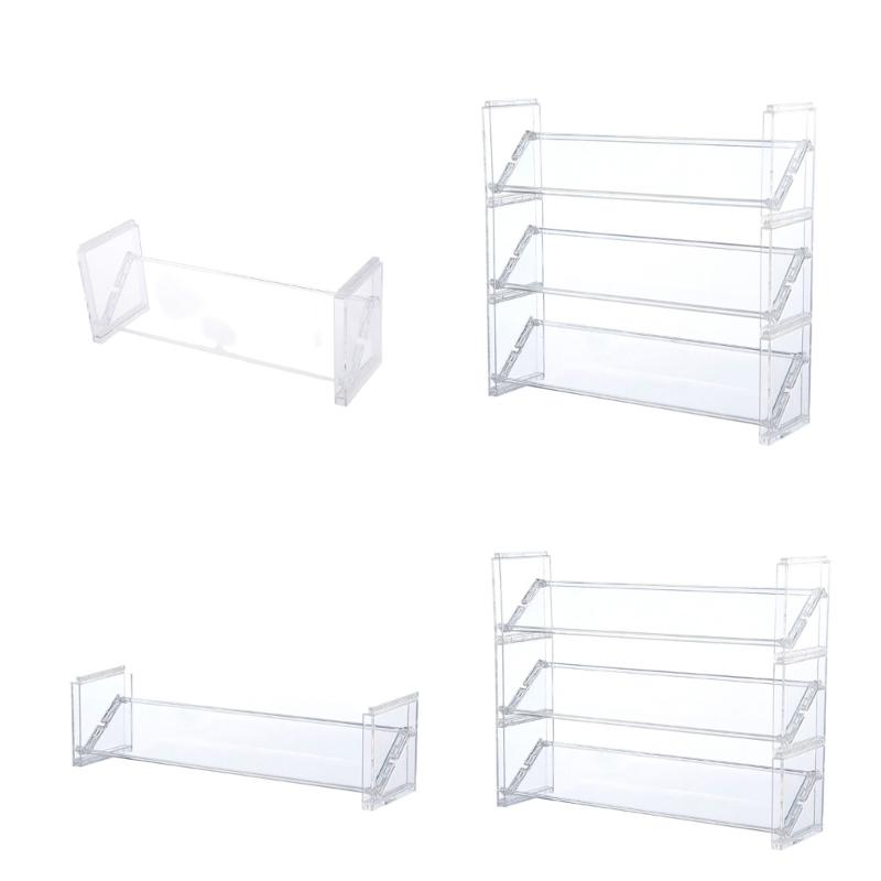 Sturdy Plastic Multipurpose Shelf Cosmetic Organizers for Home or Professional Use Clear and Stylish Elegant Designs