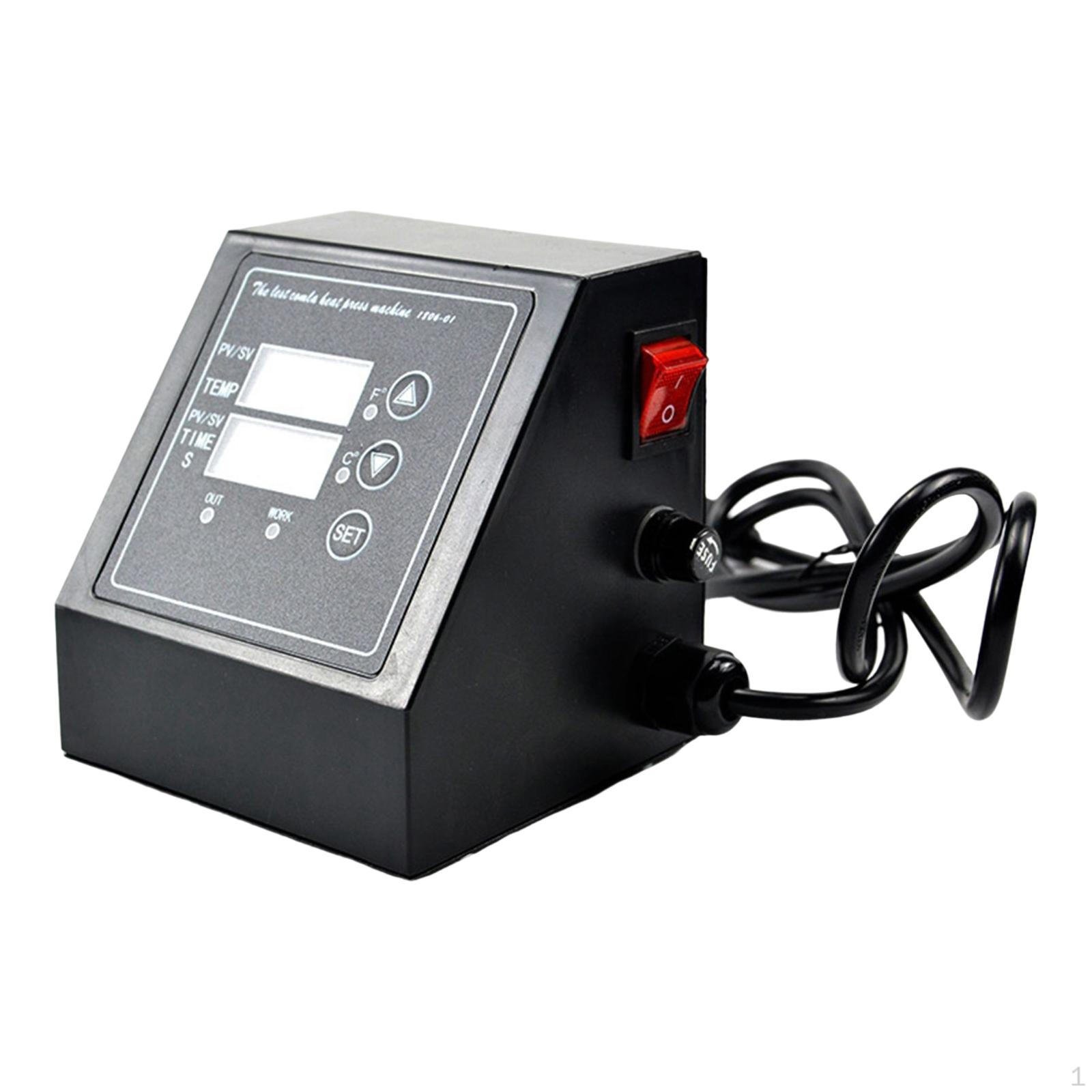 Upgrade Heat Press Machine Digital Box Dual Display single hole for Dish Mug