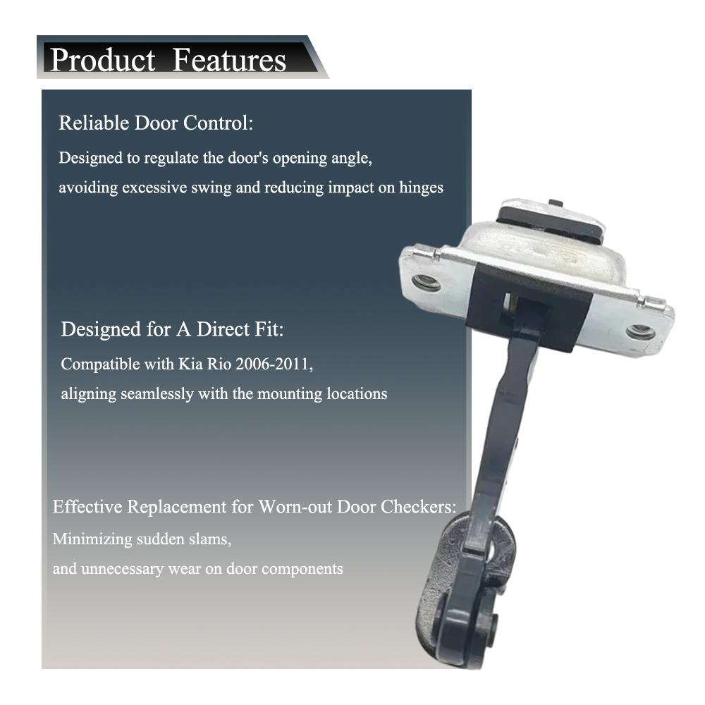 Car Door Check Arm Stop Hinge Strap Limiter Front Rear Left Right For Hyundai Accent 2006-2011 for Kia Rio 793801G000 793901G000