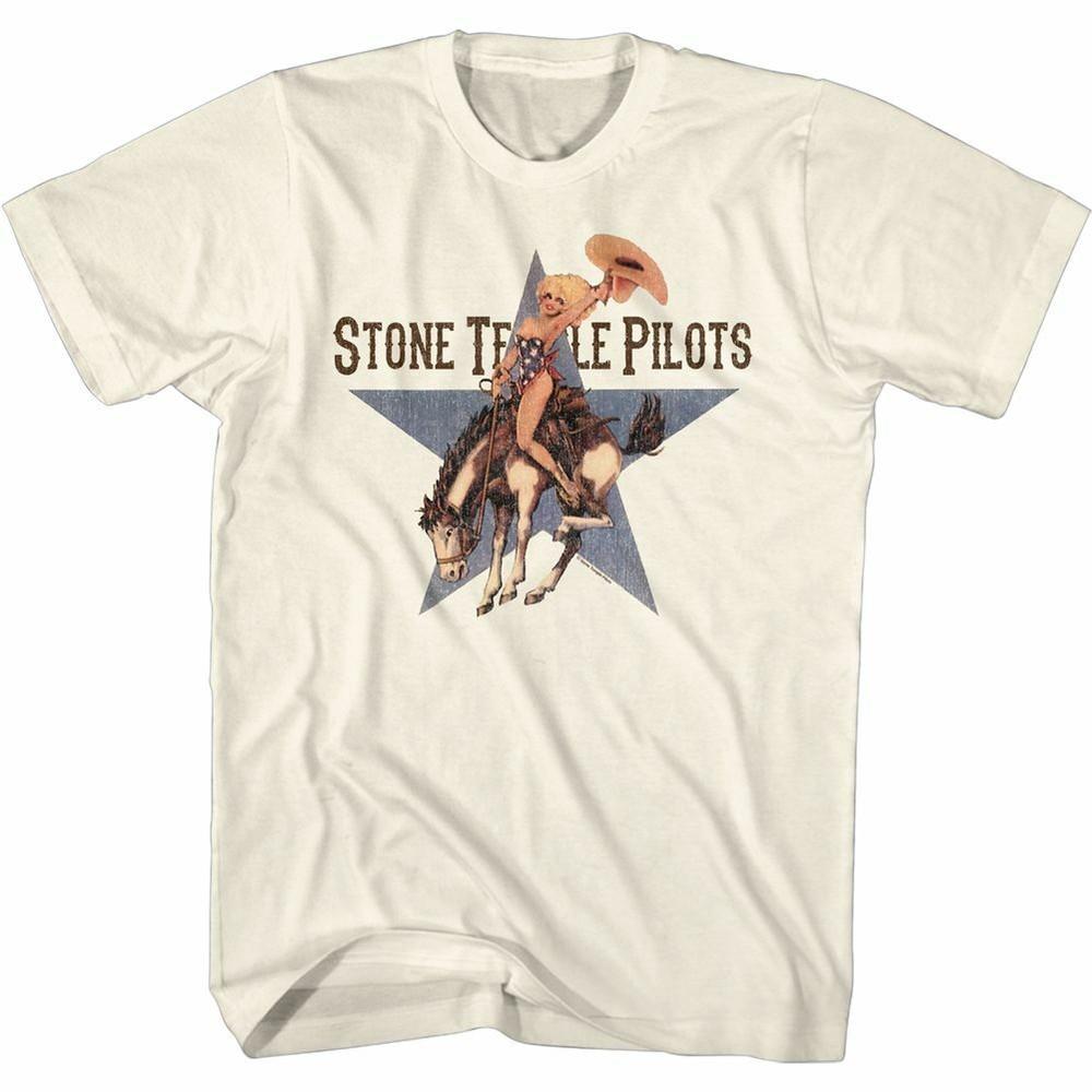 

Stone Temple Pilots Riding Bronco Натуральная взрослая футболка 4XL