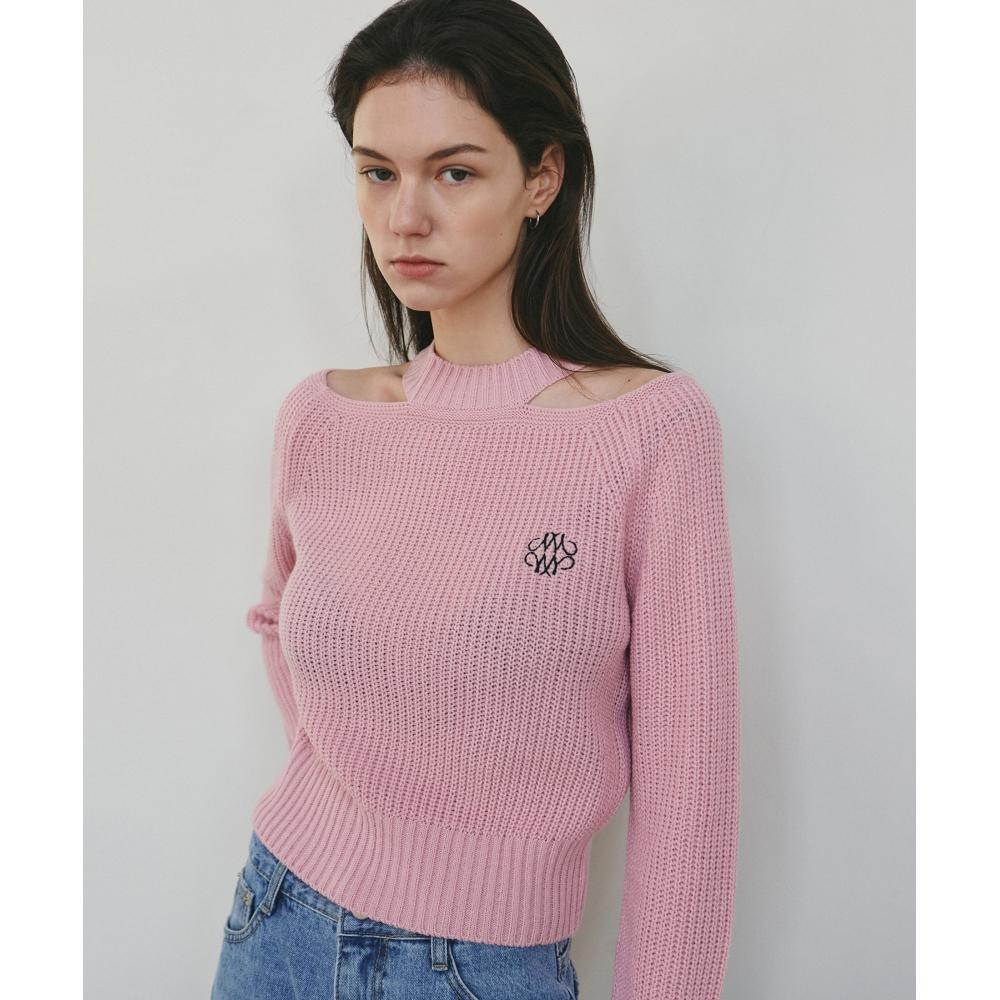 

NICKNICOLE НИКОЛЬ ПЛЕЧО С ВЫРЕЗОМ ТРИКОТАЖ РОЗОВЫЙ