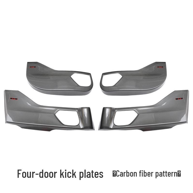 Carbon Fiber Anti-Kick and Anti-Scratch Door Pads for 22-23 Hongqi HQ9 - Interior Protection