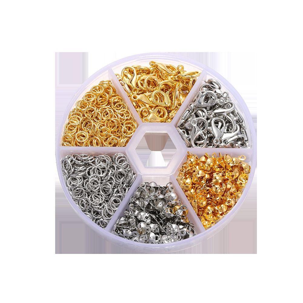 370/570PCS Gold Silver Loop Closure Metal Lobster Clasp High Quality Necklace Connection