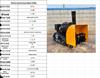 High-Power Tracked Snow Blower with Gasoline Engine for Community and Road Use