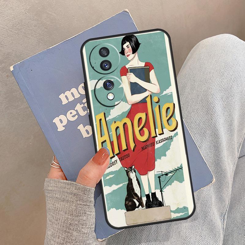 Amelie Movie Poster Case For Honor Magic 8 7 6 5 Pro Cover For Honor 400 200 X9c X9b X9a X8a X8b 50 70 90 Lite