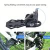 1Pc Foldable Bike Rear Footrest Manganese Steel Passenger Foot Peg Anti-slip Universal Bicycle Accessory