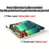 3pcs Art Style 3D Moonlit Cottage Pattern Duvet Cover Set, 1 * Comforter Cover + 2 Pillowcases, No Insert Included. Ultra-Soft