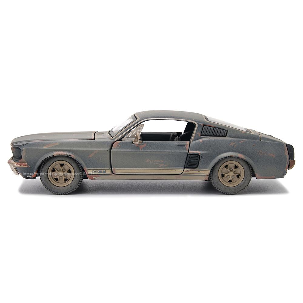 LLB4 Maisto 1:24 1967 Ford Mustang GT Make Old Modified Version Highly-detailed Die-cast Precision Model Car Model Collection Gift