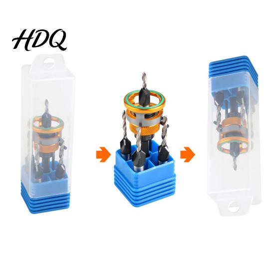 Adjustable Depth Stop Drill Bits Degree Wrench Spiral Flute Hex 82 Countersink Bit HSS M2 High Speed