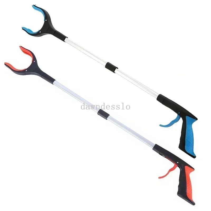 Faltbarer Greiferverlängerer Handwerkzeuge Müllsammler Aufheber Zusammenklappbarer Müllgreifer Aufnahmewerkzeuge Besen und Kehrschaufel Set