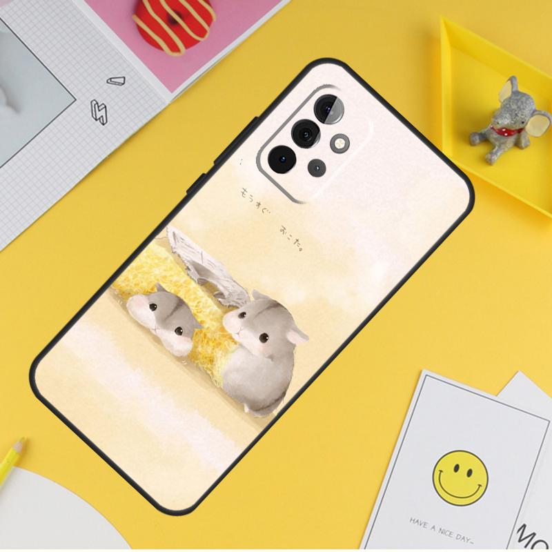 Hamsters Case For Samsung Galaxy A15 A17 A54 A34 A14 A13 A23 A33 A53 A52 A32 A12 A56 A36 A16 A35 A55