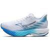 Wave Rider 28 Comfortable Durable Breathable Low Top Running Shoes Unisex Sneaker White Blue J1GC2403-21
