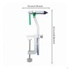 Fly Tying Vise with Bench Clip Adjustable Angle Table Clamp Hardened Steel Grips Hook