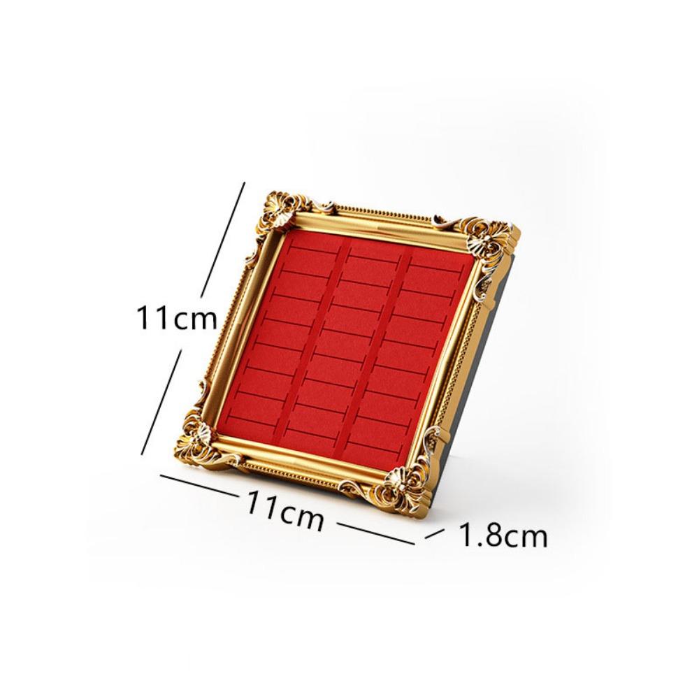 Photo Frame Jewelry Display Tray Wooden Ring Holder Fashion Earring Tray  Shop Window Decoration