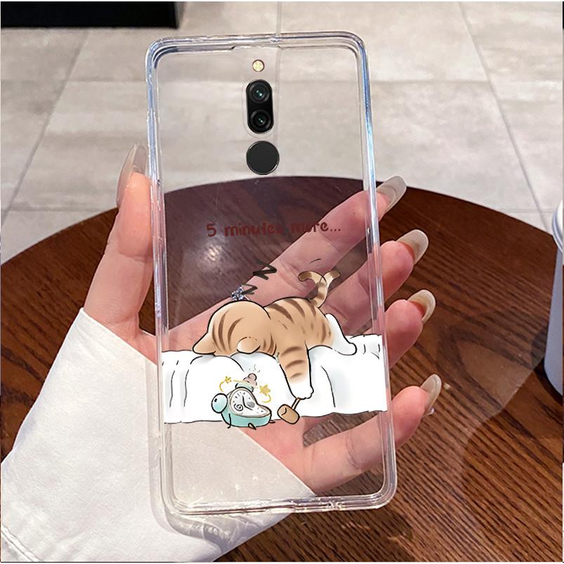 Back Cover For Xiaomi Redmi 8 8A Case Clear Luxury Cute Love Rabbit Cool Funny Pattern Transparent TPU Soft Silicone Phone Case