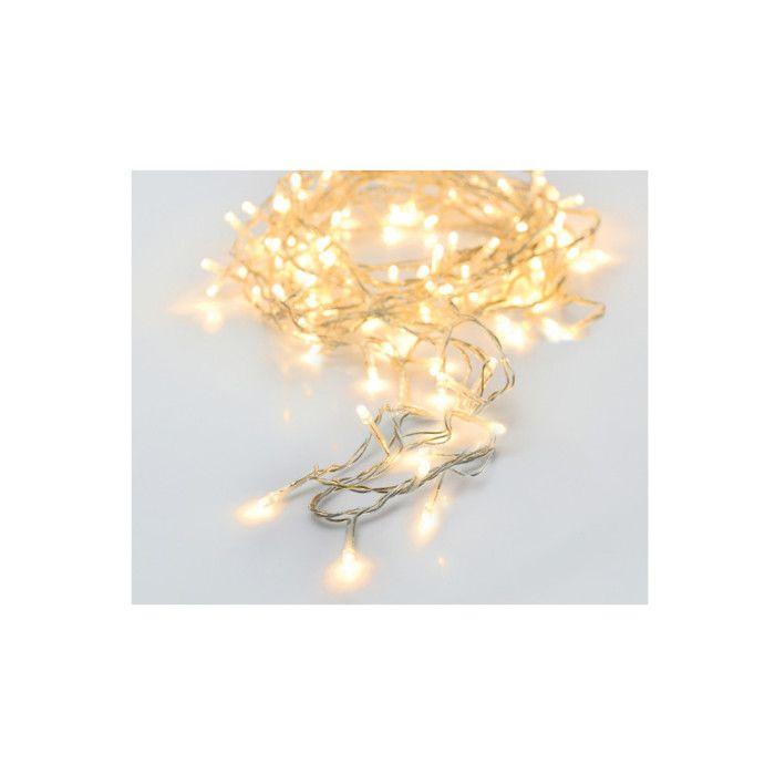 Guirlande Scintillante EDM - Esprit De Noël - Lumière Blanche Chaude - 96 Ampoules LED - 7 M - 72080