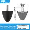 Male Female Thread Vibration Isolation Base M6 M8 M10 M12 Shock Absorbing Pads  Silent Operation