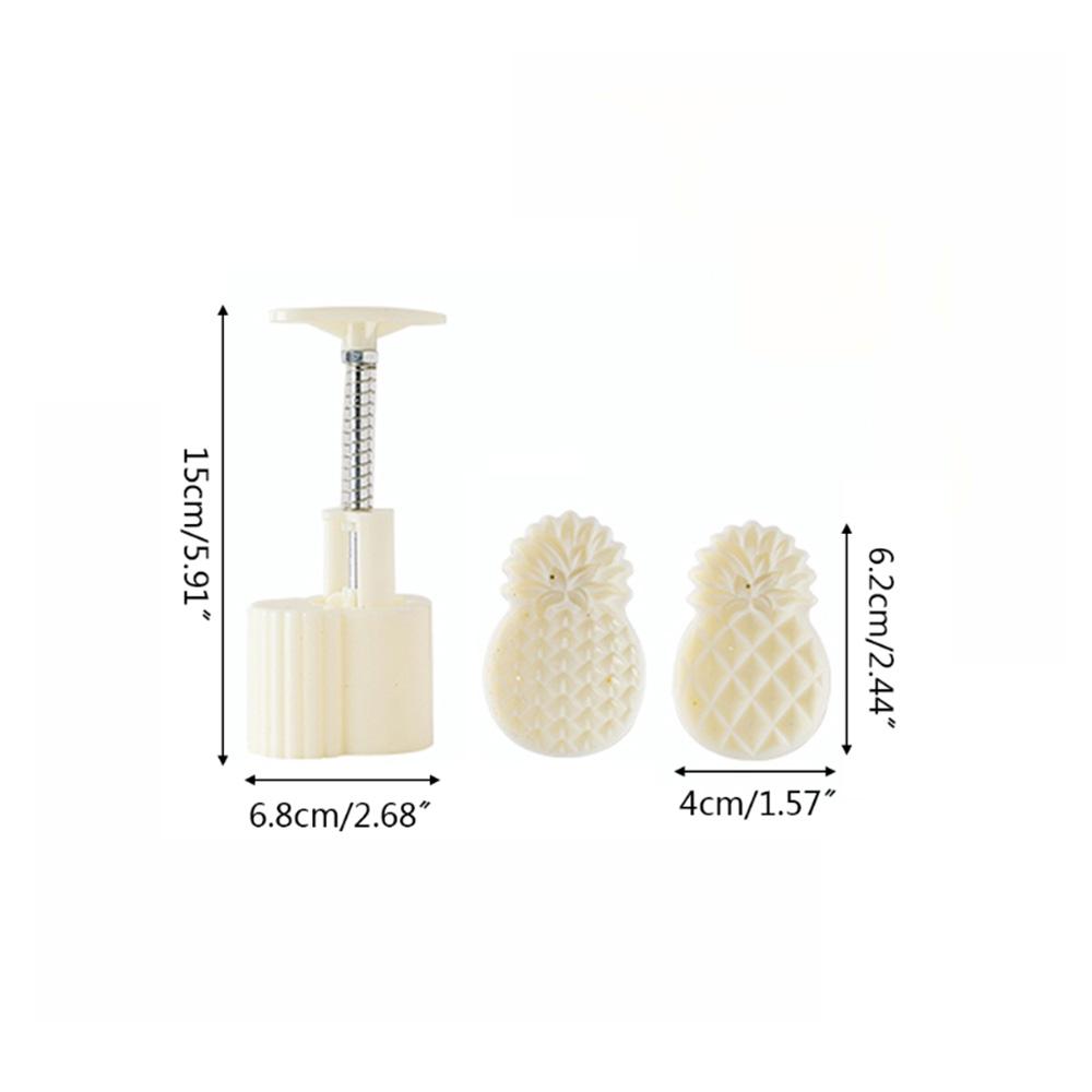 Press Household Items 3D Pineapple Bakeware Tools Mooncake Mold Pineapple Mooncake Cookie Cutter