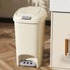 Pedal Trash Can 8.1L Foot Garbage Bin with Lid Large Capacity for Kitchen Bathroom