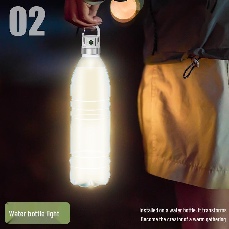 Portable Multi-Scene Light: Outdoor Camping, Hiking, Water Bottle, Baby Bottle, Atmosphere, Hanging, and Spotlight