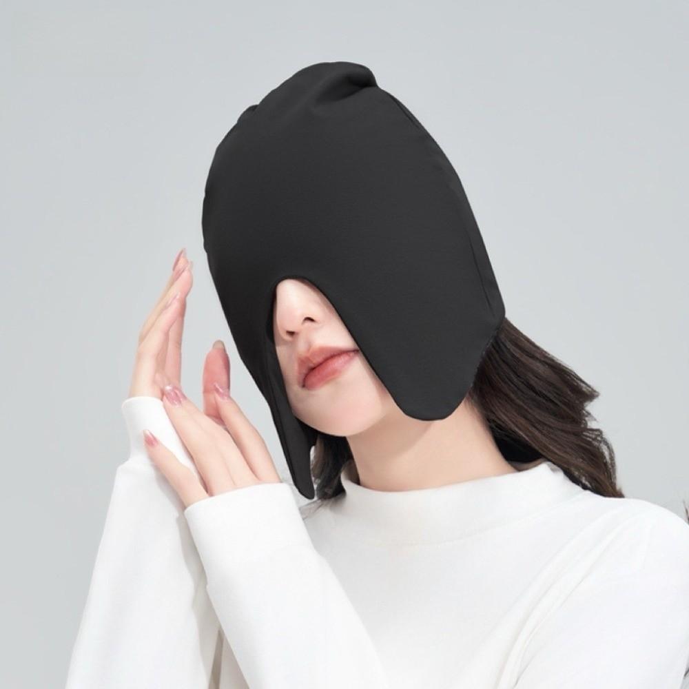 Weiche Schlafhaube Bequeme Baumwoll-Augenmaske Schlafhilfe 2 in 1 Pullover Augenmaske Nachts