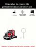 1 Piece of Truck Pattern Multifunctional Keychain DIY Backpack Hanging Decoration Can Be Used for Car Decoration